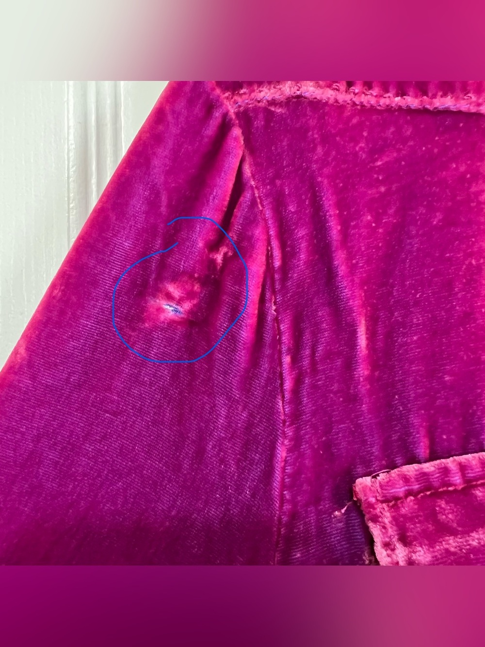 Sundance Rayon/Silk Velvet Button Up Shirt Long Sleeve Fuchsia Pink Size XXL - Picture 14 of 16
